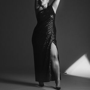 Eloquii x Jason Wu One Shoulder SEQUIN Gown